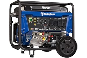 Westinghouse Outdoor Power Equipment 12500 Peak Watt Home Backup Portable Generator, Remote Electric Start with Auto Choke, Transfer Switch Ready, Gas Powered, CO Sensor