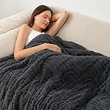 Wemore Jacquard Fleece Weighted Blanket Queen Size