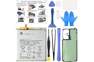 GREEN FUSION for Galaxy S21 Ultra Battery Replacement, Upgraded Li-ion EB-BG998ABY Compatible with Samsung S21 Ultra SM-G998U/U1/B/W Internal, with Instruction & Toolkit