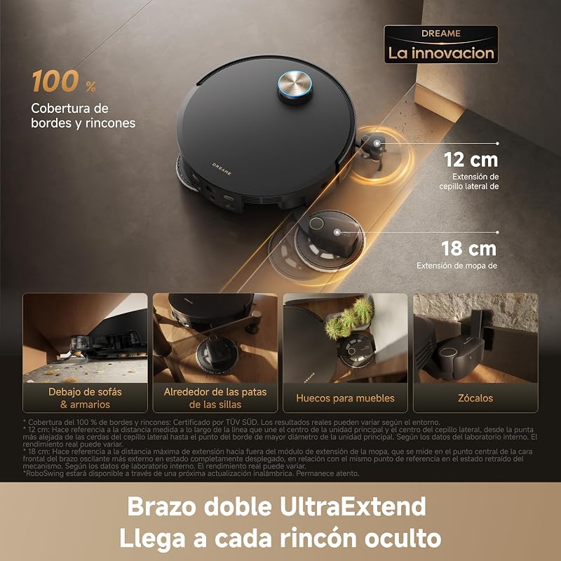 Aspirador Robótico X60 Pro Ultra Complete UltraExtend Arm, 42.000 Pa