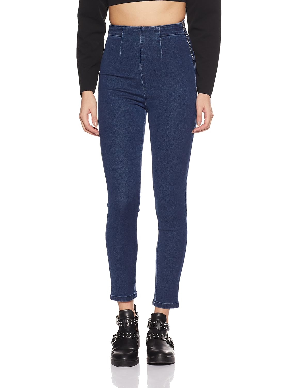 AKA CHIC Women's High Rise Skinny Jeans
