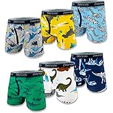 zebricolo, boys underwear, 100% cotton, toddler boxer briefs, Flex waistband, 2-20T(6PCS random pattern)
