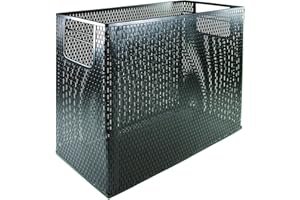 Artistic Urban Collection Punched Metal Desktop File, Black (ART20010)