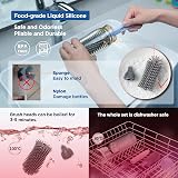 YOTIME Travel Baby Bottle Brush Set with Portable Silicone Brushes Blue view 5