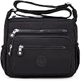 Pealwel Women's Nylon Shoulder Bag - Multi-Pocket Tote Purse, Crossbody, Waterproof, Mini Rose - View #12