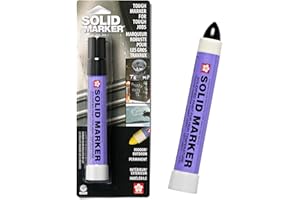 SAKURA SOLID MARKER Sakura Solid Paint Markers - Permanent Marker Pens - Window, Wood & Glass Marker - Black Paint - 1 Pack