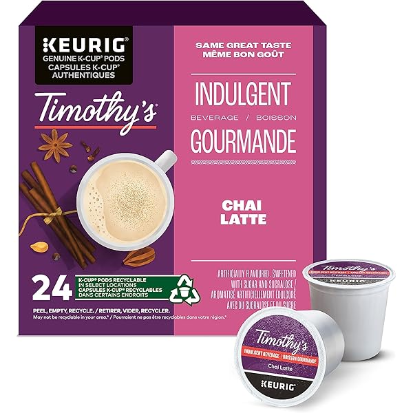 Tassimo Chai Tea Latte T-Discs with Exotic Spices & Velvety