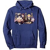 Demon Slayer: Kimetsu no Yaiba Tanjiro Zenitsu Eating Scene Pullover Hoodie
