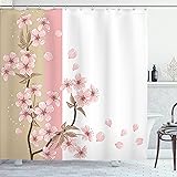 Ambesonne Japanese Shower Curtain Farm House