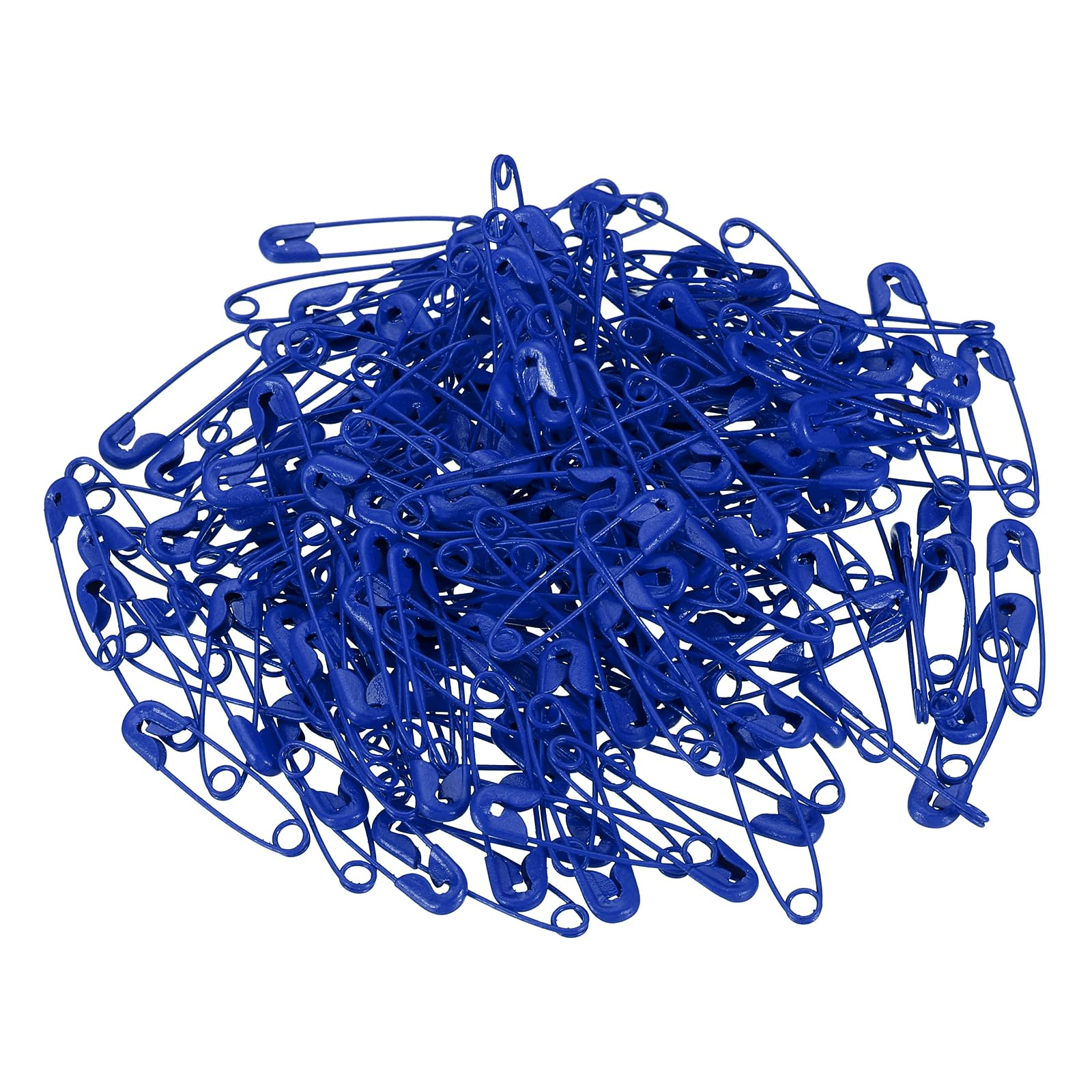 YOKIVE 200 Pcs Safety Pins, Small Metal Sewing Pins | Craft Making, Great for Clothing, Knitting, Sewing (Blue, 0.98-Inch)