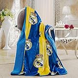 Real Madrid Silk Touch Sherpa Lined Throw Blanket