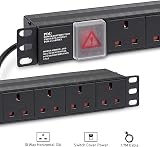 Dynamode 10 Way Extension Lead Power Strip 13A Switched PDU 1.7m Cable view 4