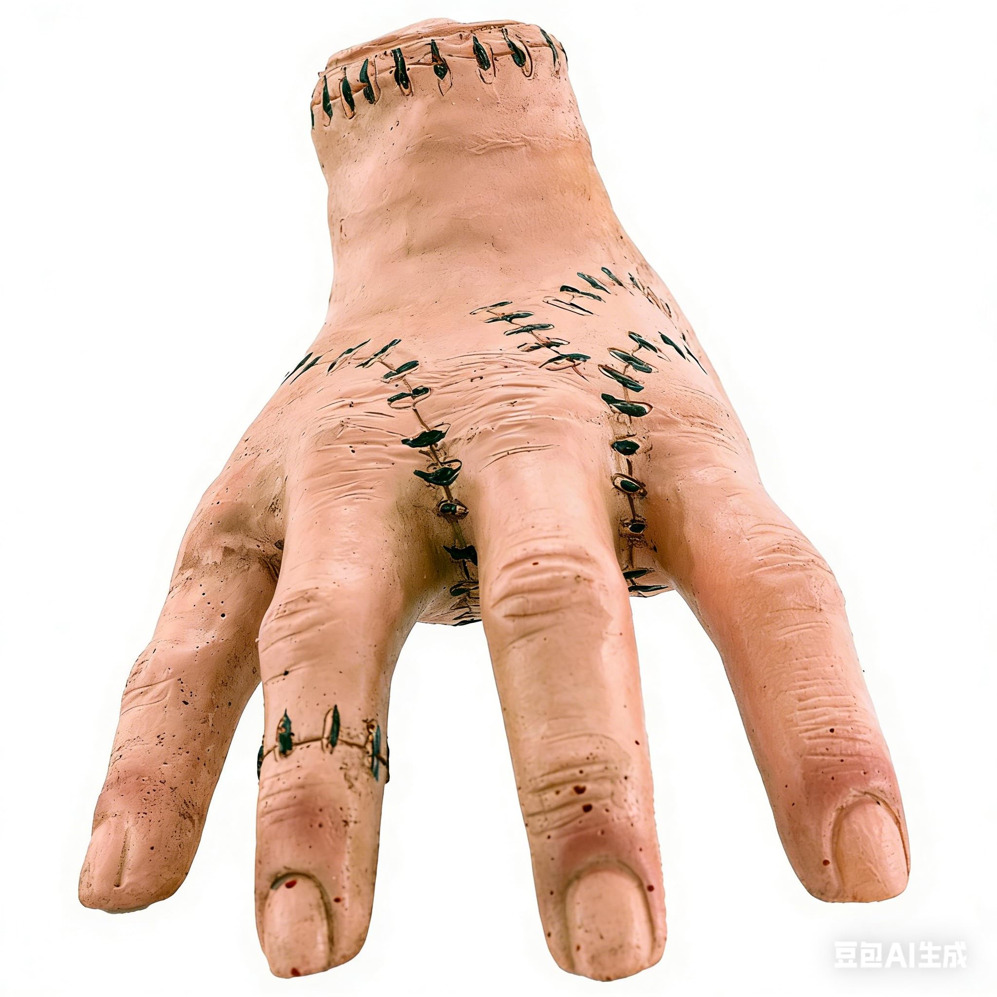 Heartsking Family Thing Hand, Realistic Scarred Thing Hand,Cosplay Hand, Hand Model Gift for Fans, Scary Prop Decoration for Halloween arty Costumes and Various Cosplay