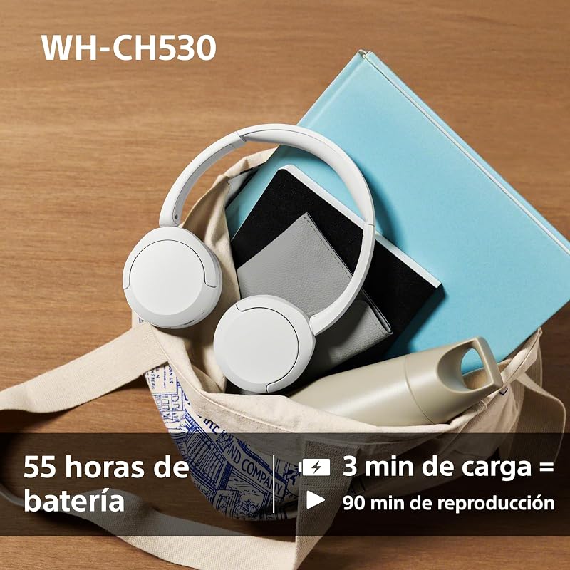 WH-CH530 Auriculares inalambricos Bluetooth - Blanco