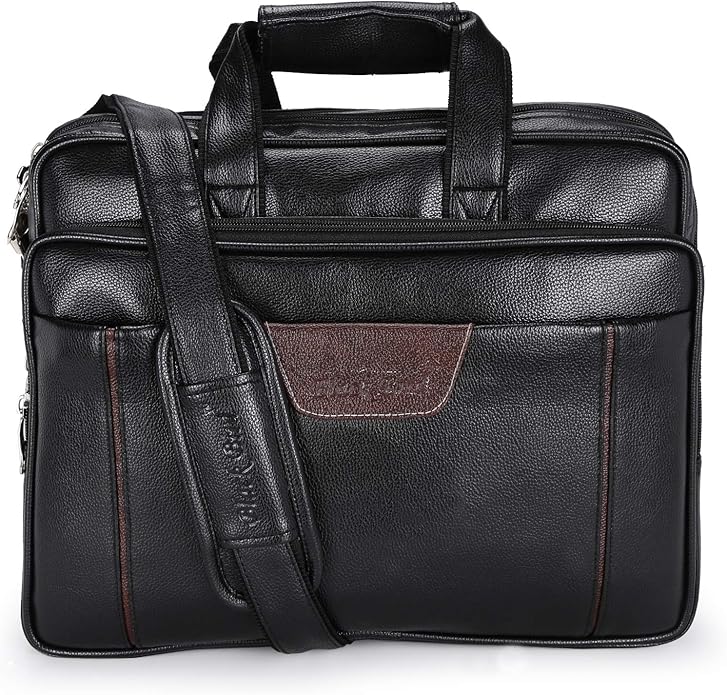 BlackBird™ Messenger bags for men Faux Leather Expandable Classic Style