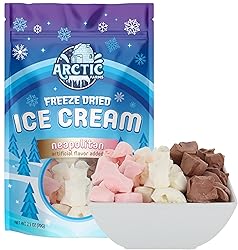 Arctic Farms Freeze Dried Ice Cream Bits Bagged and