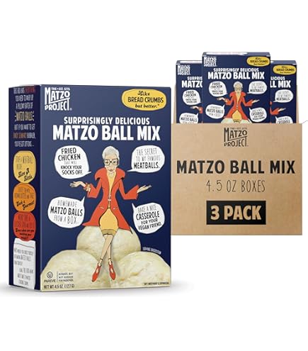 Amazon.com: The Matzo Project Matzo Ball Mix, Natural, Vegetarian