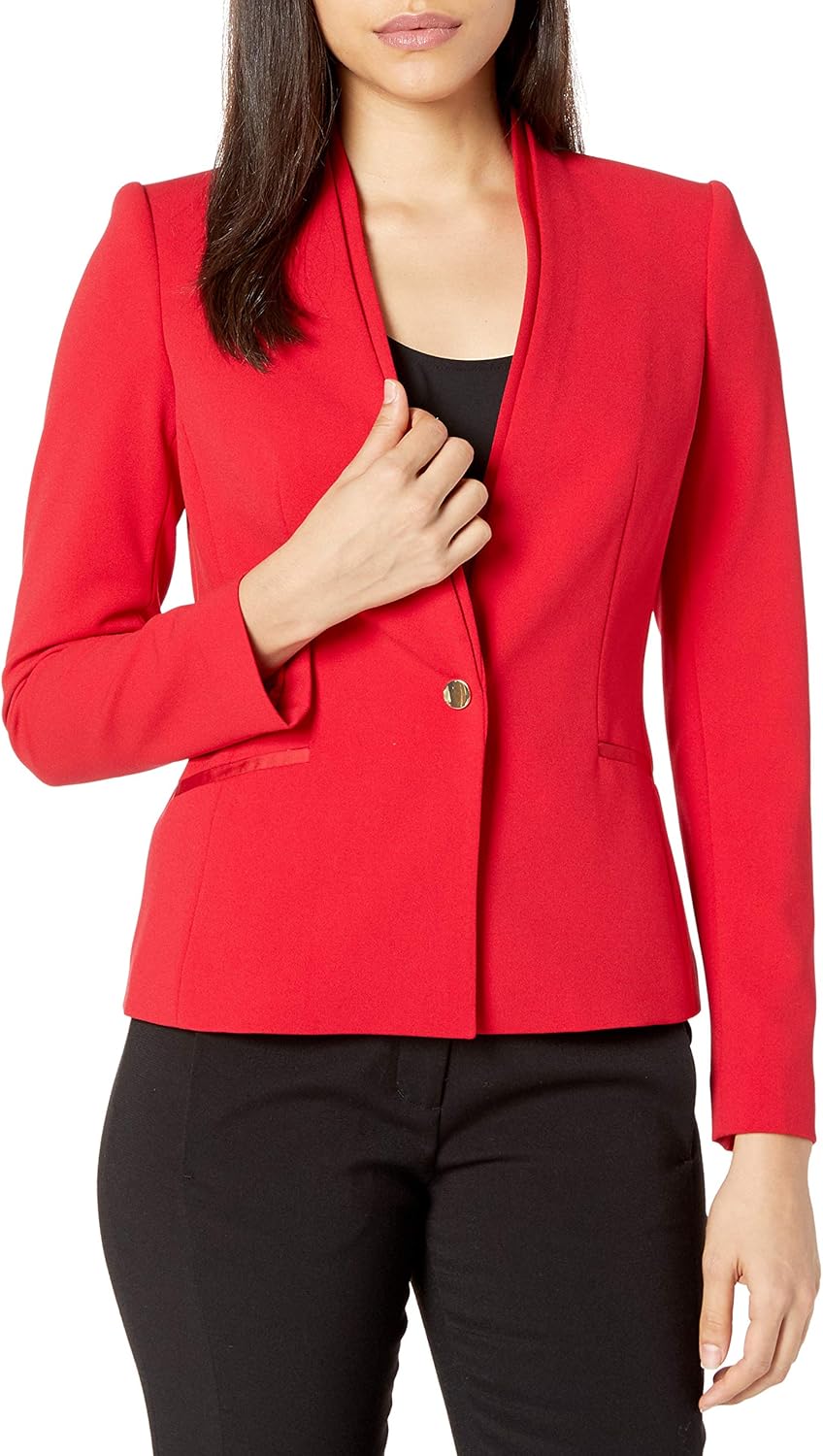 calvin klein red blazer