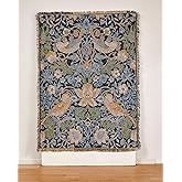 Erke Chair Recliner Cover Boho Throw Blanket Hippie Room Decor Wall Tapestry Outdoor Picnic Camping Rug Mattress Beach Towel Sofa Furniture Slipcover Bohemian 50”x70” The Bird and Strawberry