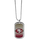 NFL Siskiyou Sports Fan Shop Minnesota Vikings Team Tag Necklace 26 inch Team Color