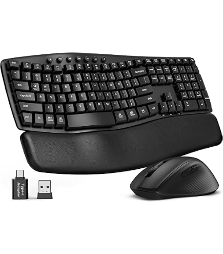 HP 965 Ergonomic Wireless Keyboard - Connect 3 Devices with