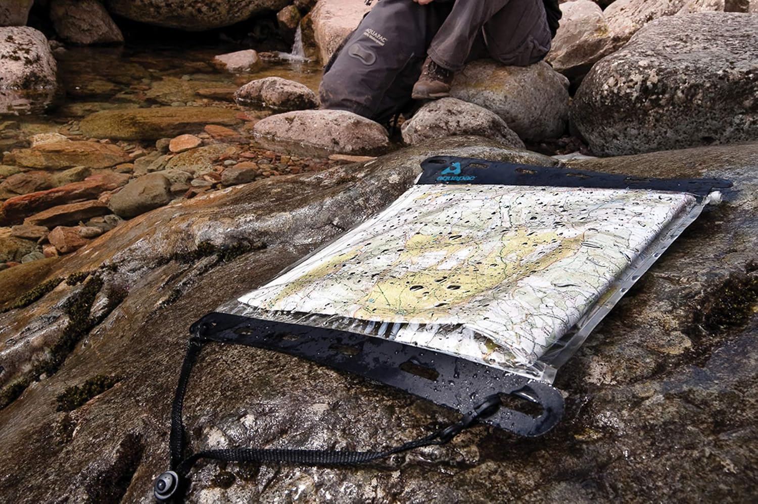 Aquapac Combo, Large Map Case and Trailproof Phone Case, Made in the UK, Lanyard, Travel Essential, 5 Year Warranty - Image 3
