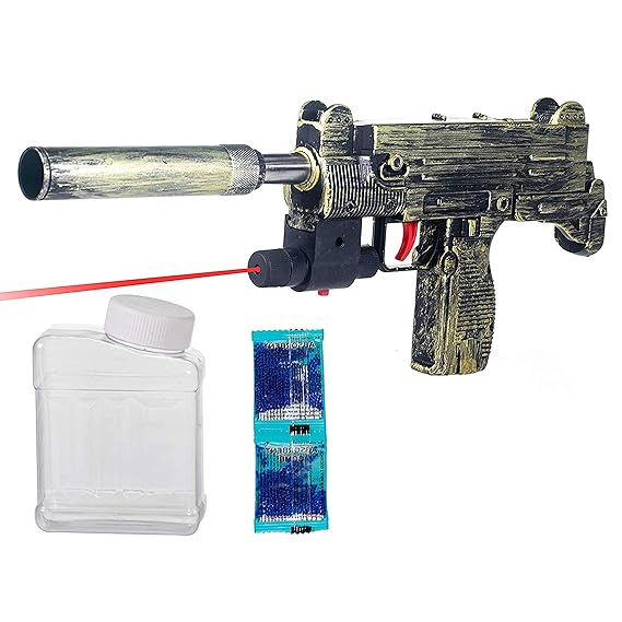 Buy WISHKEY Uzi Submachine 2 in 1 Gun Toy Set with 1000+ Crystal Water