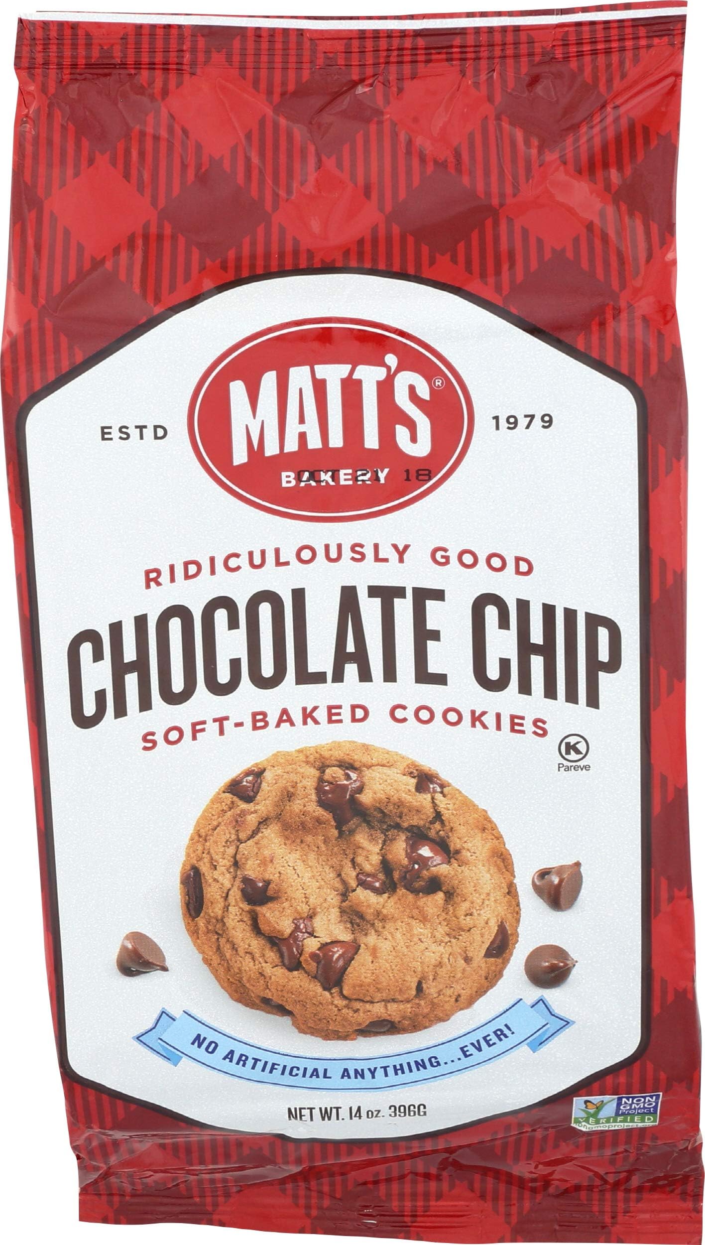 Matts Cookies Chocolate Chip Cookies, 14 Oz