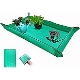 BIUWING Extra Large Plant Repotting Mat,Thickened Waterproof for Indoor Plant Transplanting and Mess Control,Foldable Succule