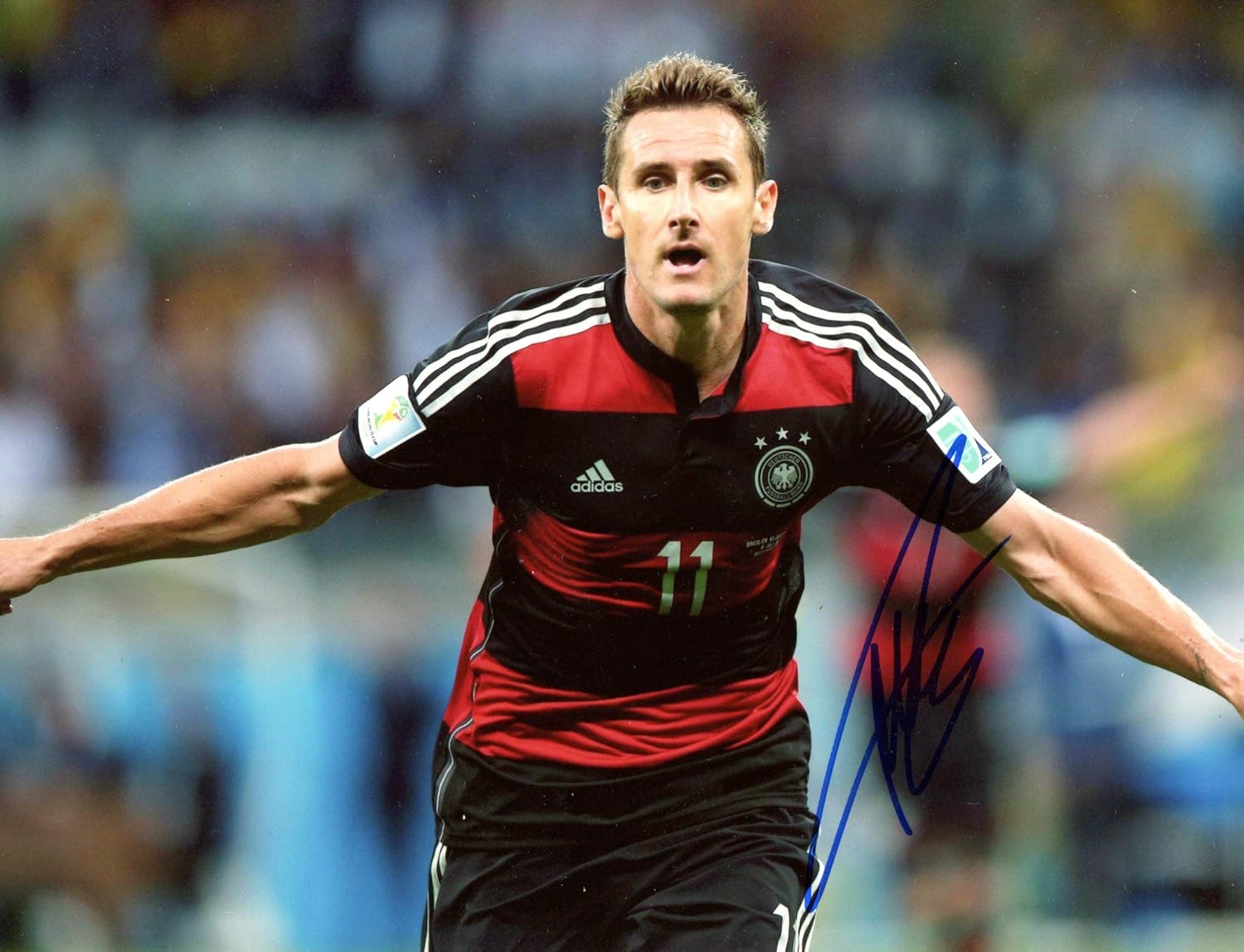Amazon Com Miroslav Klose Soccer German National Team Autograph Ip Signed Photograph Sports Collectibles