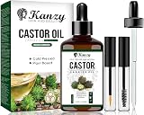 Kanzy Castor Oil for Eyelashes Eyebrows 50ml Cold Pressed Natural