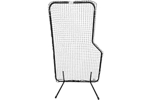 Ascent Sports L-Screen for Baseball, Softball, and Cricket. Protection and Practice Screen. Sturdy and Portable.