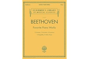 Beethoven - Favorite Piano Works | Schirmer Library of Musical Classics Vol. 2071 | Sonatas, Variations and Bagatelles