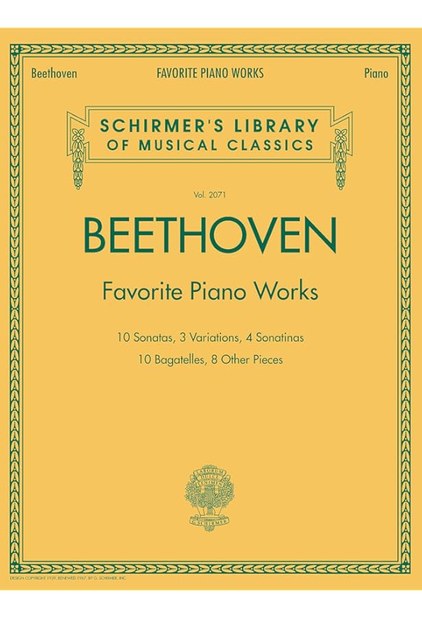 Beethoven Masterpieces for Solo Piano: 25 Works (Dover Classical