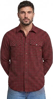 Men's Marine Slim Long Sleeve Shirt Mehrfarben (Baron Chibi Check D24963-D818-G907) XS