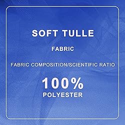 Royal Blue Tulle Fabric Roll Spool Bolt