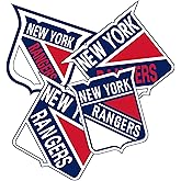 Desert Cactus New York Rangers Sticker NHL Team National Hockey League Vinyl Decal Laptop Water Bottle Car Scrapbook Sheet (Vintage Sheet)