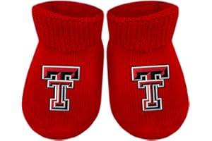 Creative Knitwear College Baby Bootie Sock - Team Logo, Multiple Colors, for Boys & Girls (Newborn - 6 Months)