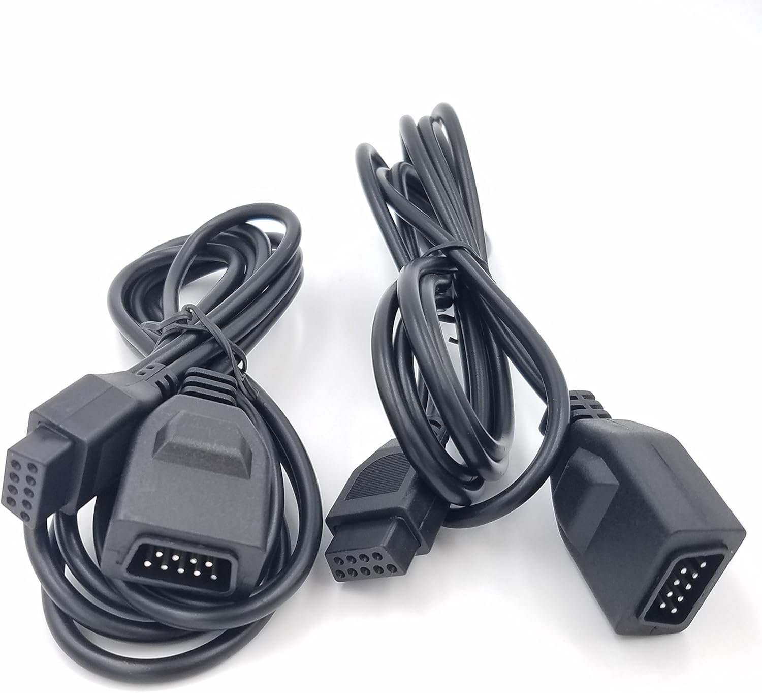 eLUUGIE 2 Packs 6ft Replacement Extension Cord Cable for Sega Genesis 2/3 Controller Extension Cord: Home Audio & Theater