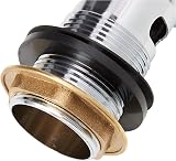 Bristan W BASIN10 C Chrome Basin Clicker Waste Round Slotted Solid Brass view 5