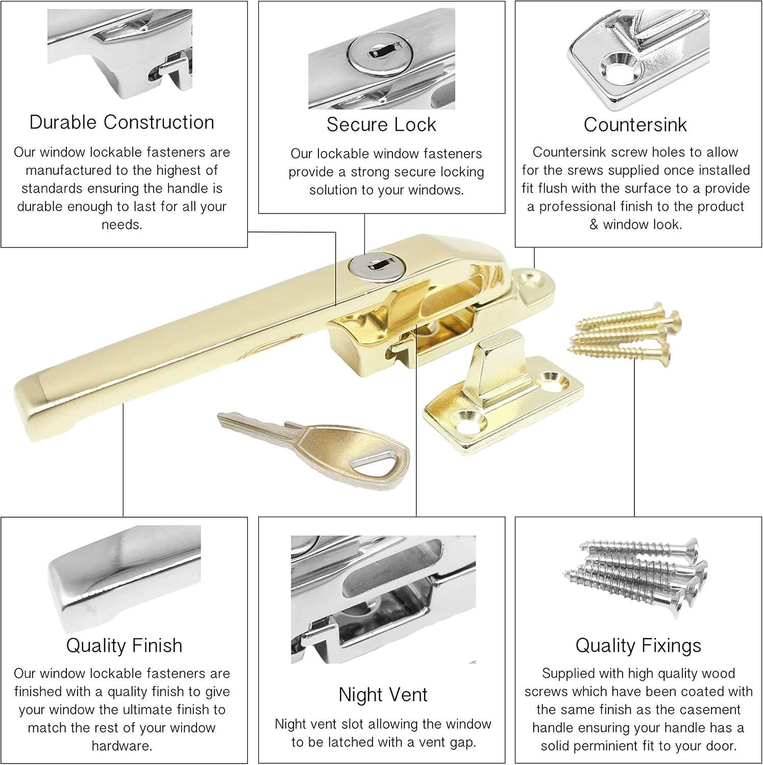 Window Fastener Locking Handle - Image 3