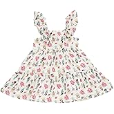 Disney Junior Square Neck Ruffle Dress Infant to Big Kid Sizes (12 Months - 10-12)