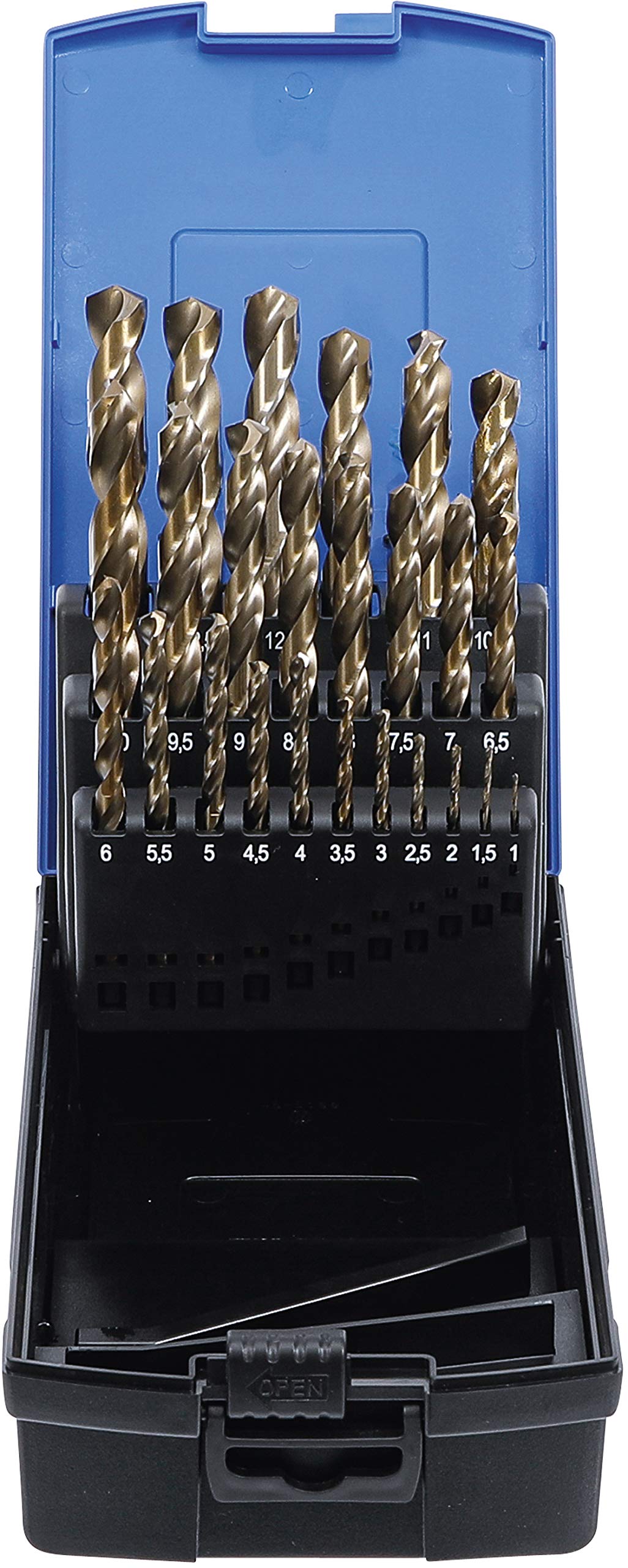 BGS 116 | Twist Drill Set | HSS-G M35 Cobalt Steel | 1 - 13 mm | 25 pcs.