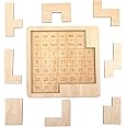Daily Calendar Wooden Puzzle for Adults - 365+ Date Challenge, Office Logic Game (1 Pack)