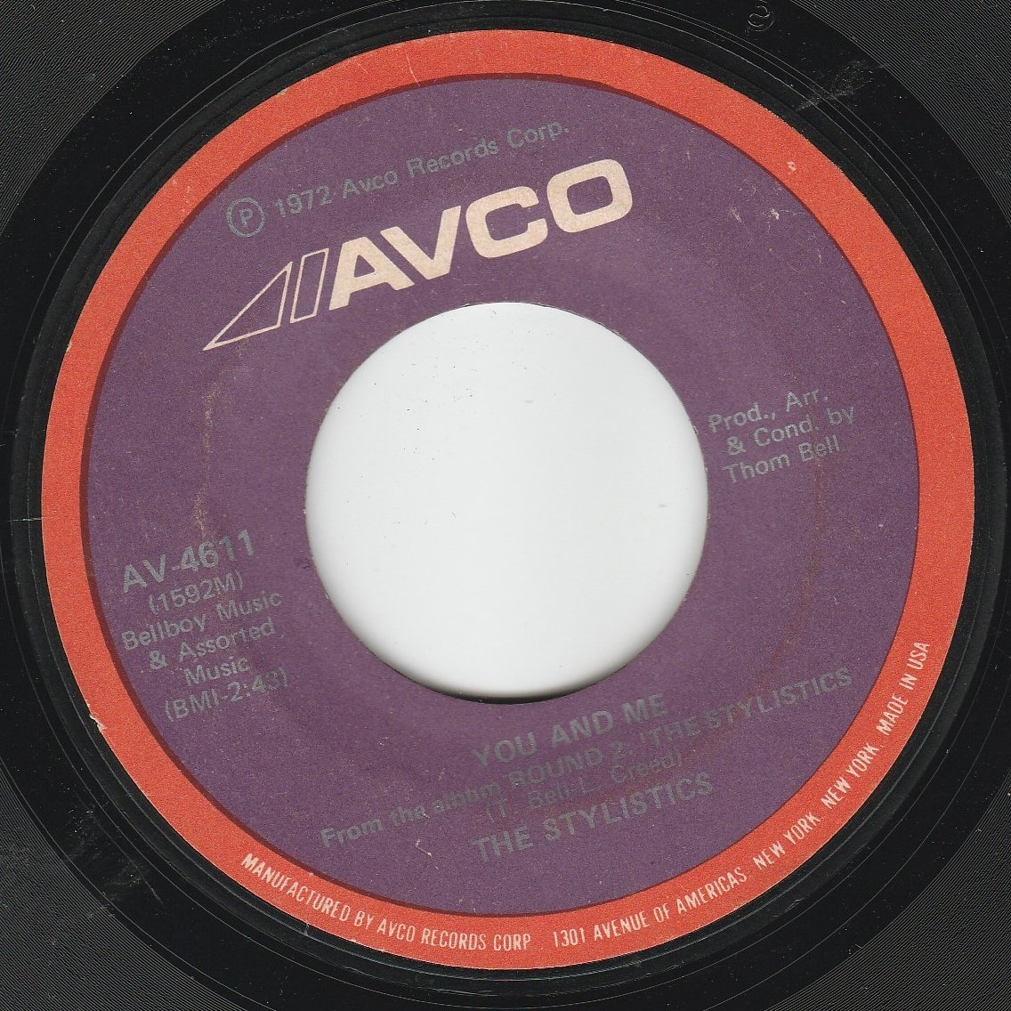 45vinylrecord You And Me/Break Up To Make Up (7"/45 rpm)