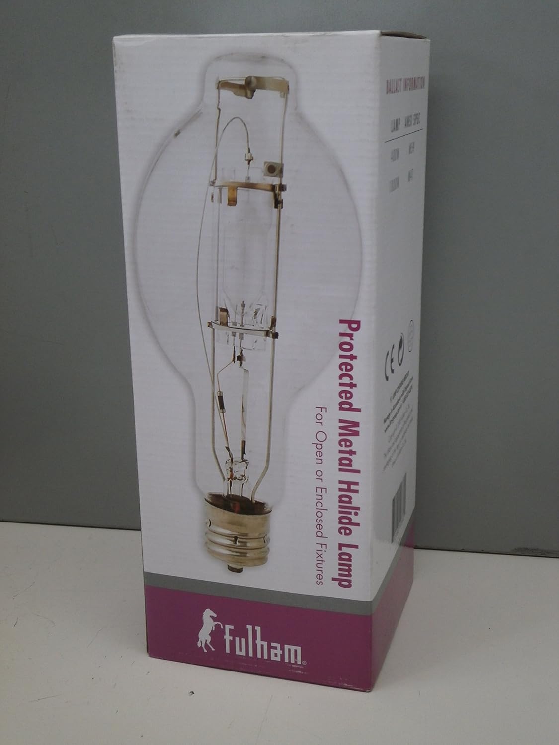 Fulham MP400/BT37/BU/4K Protected 400W Metal Halide Lamp Light Bulb