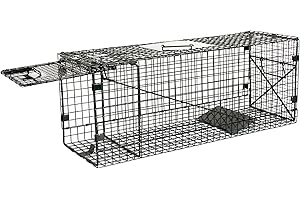 Humane Way 914048 Live Animal Trap, Medium 32"x12"x10"
