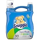 Snuggle Plus Super Fresh Liquid Fabric Softener with Odor Eliminating Technology, 95 Fluid Ounces (Packaging May Vary)