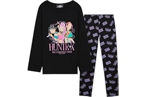 KPop Demon Hunters 2 Pc Pajamas Girls Teens 5–14 Yrs Officially Licensed T Shirt PJ Pants Huntrix Saja Boys Gifts for Girls