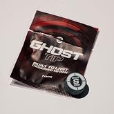 Ghost Black Pool Cue Tip &ndash; 14mm 8-Layer Japanese Pig Leather Billiard Tip &ndash; Soft, Medium or Hard &ndash; Fedor Gorst Edition